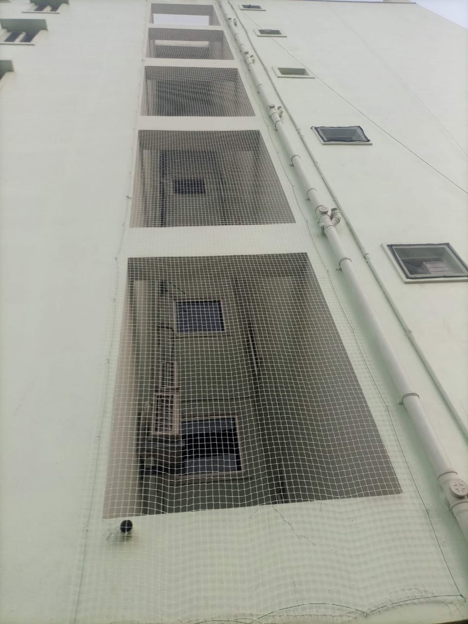 Building Duct Area Safety Nets — reference photos — image 1